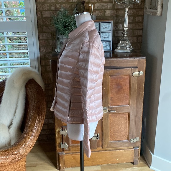 GIL BRET REAL DOWN BUTTON BLUSH PUFFER JACKET 8 EXCELLENT - Picture 3 of 10